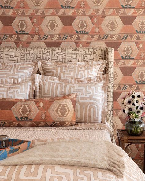 St. Frank St Frank, Printed Pillows, Geometric Bedding, Kuba Cloth, Sheet Sets Queen, Kilim Woven, Exposed Zipper, King Duvet, King Duvet Cover