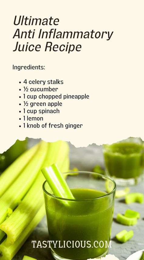 Anti-Inflammatory Juice Recipe with Pineapple | Anti-Inflammatory Juice Recipe | anti inflammatory juices and smoothies | anti inflammatory juice benefits | anti inflammatory juice for stomach | anti inflammatory fresh juice recipe Inflammation Juice, Recipe With Pineapple, Inflammation Diet Recipes, Fresh Juice Recipes, Green Juice Recipe, Healthy Juicer Recipes, Juice Benefits, Healthy Juice Drinks, Anti Inflammation Recipes