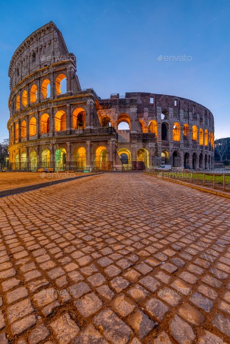 The famous Colosseum by elxeneize. The famous Colosseum in Rome at dawn #AD #Colosseum, #famous, #elxeneize, #dawn Colosseum Rome, Italian Architecture, Living In Italy, Book Illustrations, Travel Trip, Iconic Landmarks, Rome Italy, Amalfi Coast, Leaning Tower Of Pisa