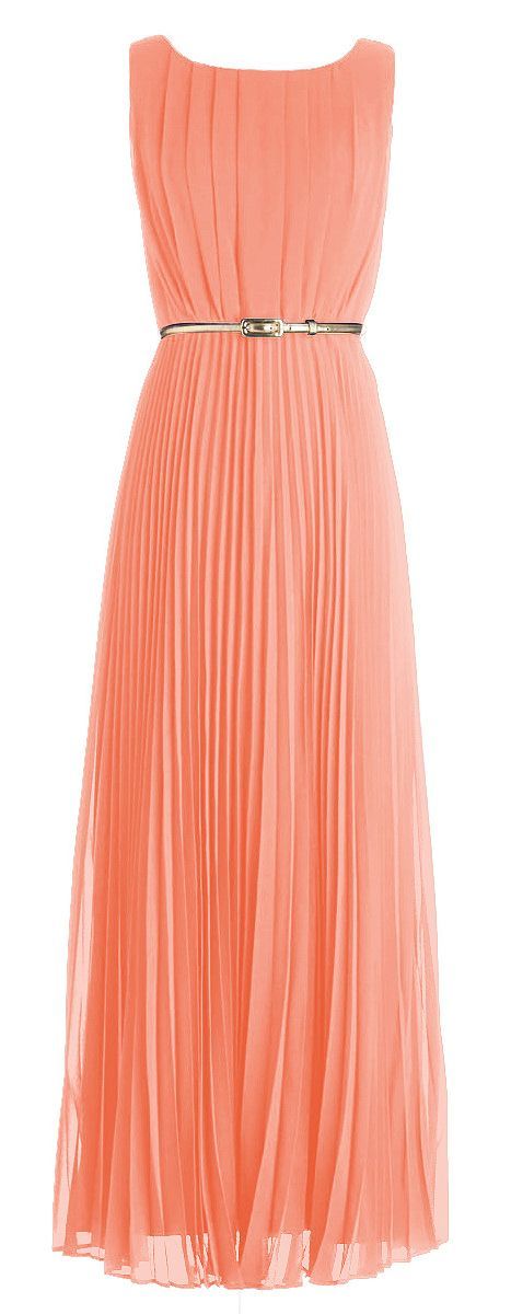 Top Best 90s chola fashion For women 2023 Sukienki Maksi, Peach Dress, Mode Casual, Pleated Maxi, Stylus, Chiffon Dress, Look Fashion, Pretty Dresses, Modest Fashion