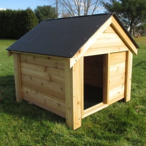 Infinite Cedar DogHouse36x36 The Ultimate Dog House * Click image to review more details. (This is an affiliate link) #DogHouses Wood Dog House, Build A Dog House, Wooden Dog House, Large Dog House, Dog House Plans, Outdoor Dog House, Cedar Deck, Dog House Diy, Dog Kennel Outdoor