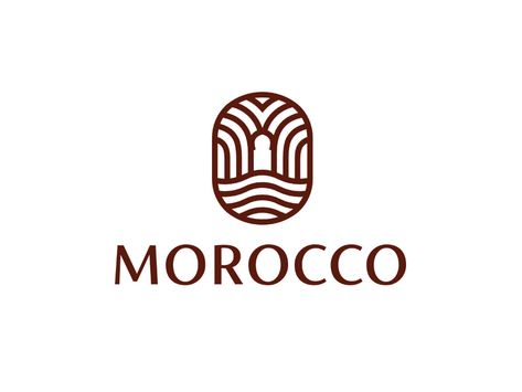 Morocco Logo - Diary Design Cultural Logo Design, Moroccan Logo, Morocco Logo, Logo Luxe, Middle East Culture, Tourism Design, Morocco Aesthetic, Morocco Tourism, Cafe Menu Design