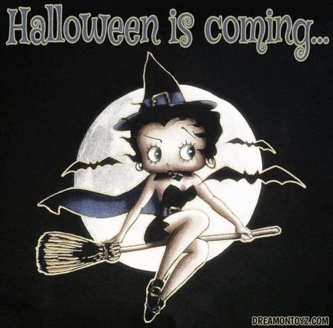 Spooky Halloween Pfp, Betty Boop Halloween, Starfish Tattoo, Vintage Betty Boop, Betty Boop Classic, Betty Boop Art, Betty Boop Pictures, Season Of The Witch, Hippie Art