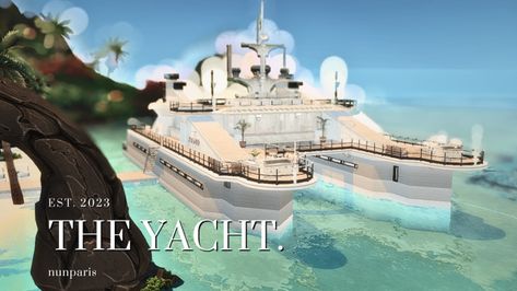 Sims 4 Yacht Build, Sims 4 Vacation Lots, Sims 4 Yacht Cc, Sims 4 Miami, Sims 4 Sulani Community Lots, Sims 4 Sulani Builds, Sims 4 Yacht, Sims 4 Public Lots, Sims 4 Vacation Cc