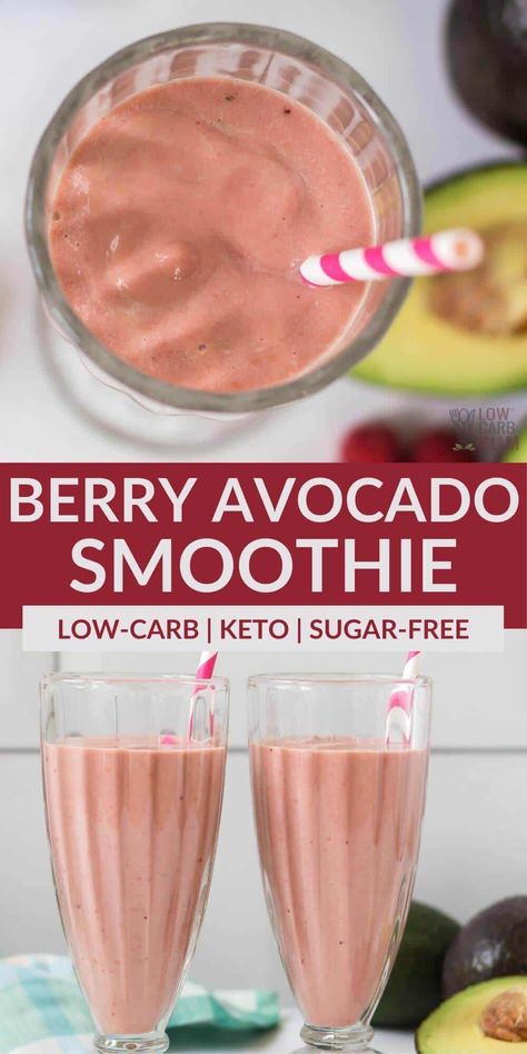 Need a new keto smoothie recipe? This berry avocado smoothie is sure to be loved by all. So delicious, the kids will never know it's healthy! Diet Coffee, Keto Dairy, Avocado Smoothie Recipe, Recipes Avocado, Smoothies Healthy, Dairy Recipes, Primal Diet, Keto Smoothie, Keto Easy