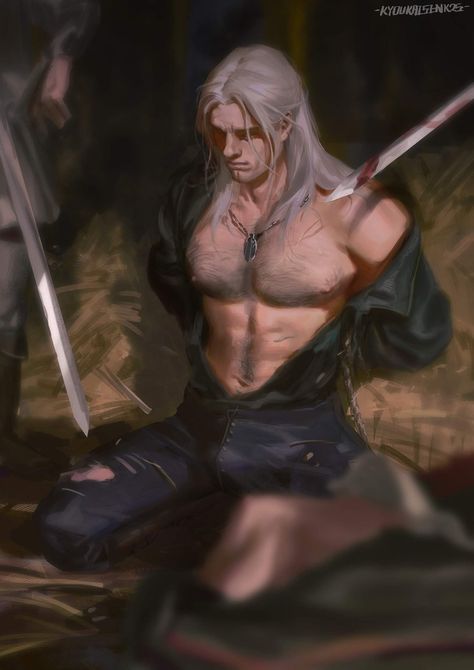 Mori Jin, The Witcher Series, The Witcher Geralt, Goth Gf, Witcher Art, Geralt Of Rivia, The Witcher 3, White Wolf, Fantasy Aesthetic