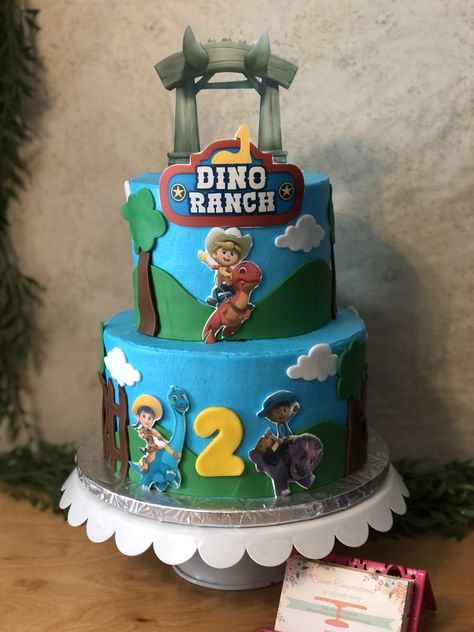 Dinoranch Cake, Dino Ranch Birthday Party Cake, Dino Ranchers Birthday Party, Dino Ranch Birthday Cake, Dino Ranch Cake, Dino Ranch Party, Dino Ranch Birthday Party, Dino Birthday Cake, Dino Ranch