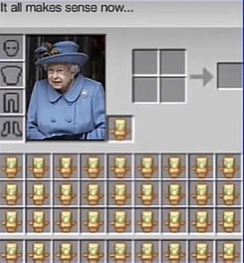 Queen Elizabeth Memes, Queen Meme, Queen Liz, Reine Elizabeth, Tough Cookie, Video Game Memes, Minecraft Memes, Queen Of England, Gaming Memes