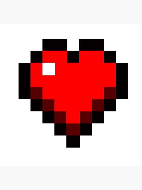 Minecraft Tattoo, Minecraft Heart, Minecraft Valentines, Minecraft Stickers, Universe Drawing, Pixel Heart, Diy Minecraft, Minecraft Bedroom, Pixel Art Templates