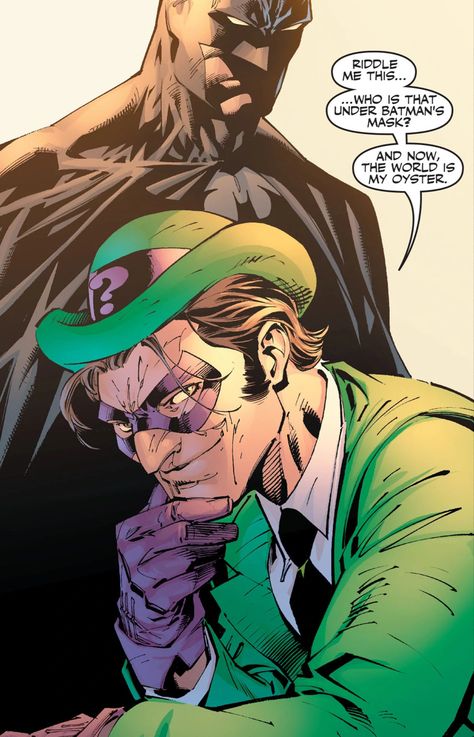 Dc Comics Riddler, Riddler Dc Comics, Riddler Comic Art, The Riddler Art, The Riddler Drawing, Riddler Drawing, Riddler Tattoo, Comic Riddler, The Riddler Comic