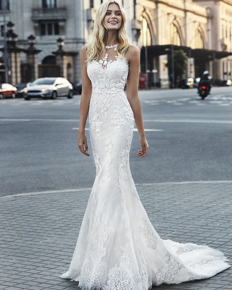 Halter Wedding Dress Mermaid, Halter Lace Wedding Dress, Halter Neck Wedding Dress, Halter Top Wedding Dress, Wedding Dress Halter Neck, Halter Wedding, Halter Wedding Dress, Neck Wedding Dress, Bridal Gallery