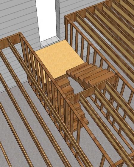 Owner Building a Home: The Momplex | How to Build Stairs How To Build A Staircase Diy, How To Build A Staircase, Building Stairs Interior, How To Build Stairs Indoors, How To Build Stairs, Framing Stairs, Build Stairs, Attic Staircase, Diy Staircase