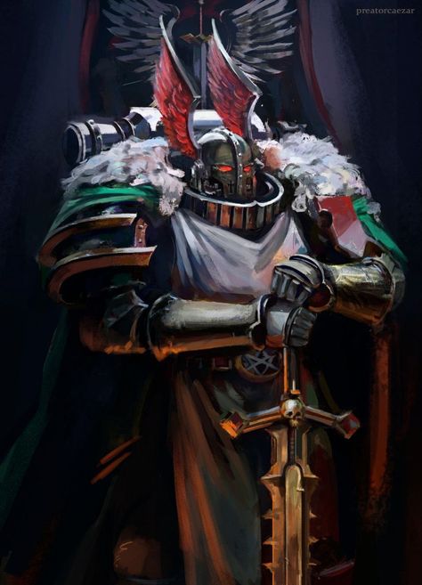 Warhammer Dark Angels, Dark Angels 40k, Dark Souls Artwork, Space Marine Art, Dark Angels, Warhammer 40k Art, Warhammer 30k, Warhammer Art, Knight Art