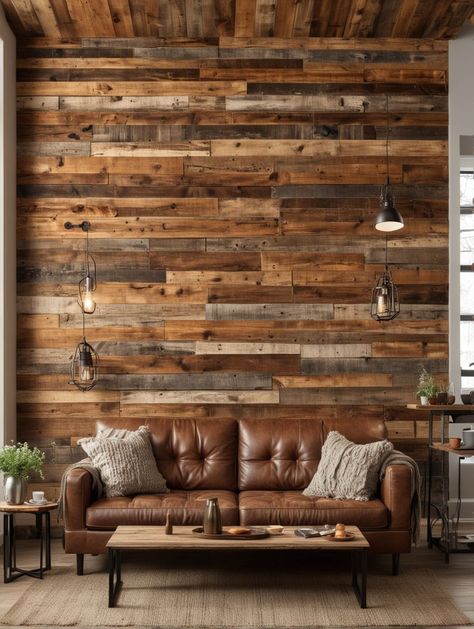 17 DIY Accent Wall Ideas – The DIY Desire Diy Accent Wall Ideas, Brick Veneer Wall, Pallet Accent Wall, Reclaimed Wood Accent Wall, Wooden Accent Wall, Tile Accent Wall, Accent Wall Stencil, Accent Wall Ideas, Room Accent Wall