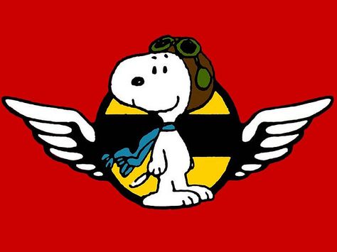 The flying Ace Red Baron Snoopy, Woodstock Snoopy, Snoopy Comics, Snoopy Funny, Peanuts Cartoon, Flying Ace, Snoopy Wallpaper, Red Baron, Snoopy Quotes