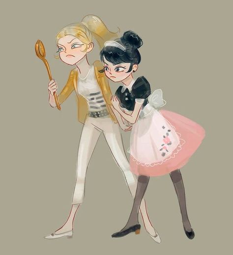 WWWWUUUUTTTT Chloe And Marinette, Ladybug Und Cat Noir, Ladybug Art, Miraculous Ladybug Memes, Miraculous Ladybug Wallpaper, Ladybug Anime, Miraculous Ladybug Fanfiction, Super Cat, Miraculous Ladybug Movie