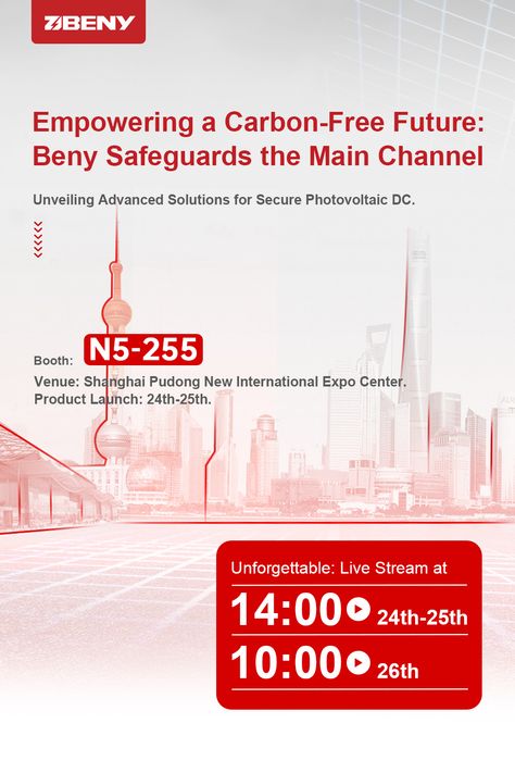 Notice! #SNEC Shanghai 2023 will kick off from May 24 to 26 for a period of 3 days. Curious about how #BENY will show its talents at booth N5-255? Right now save the following link and hit the site of this grand PV Power Expo with us. Alibaba Live(GMT+8). #SNEC2023 #solarenergy #cleanenergy #greenenergy #sustainability #exhibition #fair #expo #solar #pv #energy #zjbeny Expo Invitation Design, Invitation For Exhibition, Sustainability Exhibition, Expo Invitation, Exhibition Invitation, Organizational Chart Design, Ilse Crawford, Expo Center, Organizational Chart