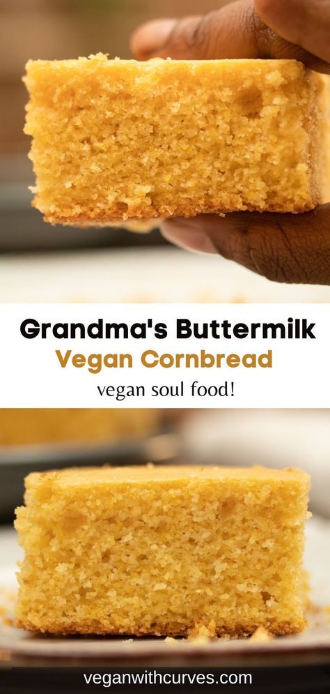 Vegan Honey Cornbread, Best Vegan Cornbread Recipe, Vegan Gluten Free Cornbread Recipe, Best Vegan Cornbread, Vegan 8 Recipes, Vegan Gf Cornbread, Corn Bread Vegan, Alkaline Cornbread Recipe, Loving It Vegan