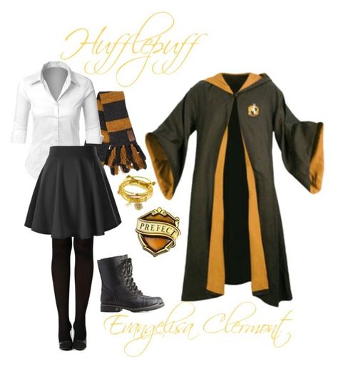 Hufflepuff Outfit Uniform, Hufflepuff Prefect, Hogwarts Dress, Hufflepuff Costume, Harry Potter Uniform, Hufflepuff Outfit, Comfy Jeans Outfit, Hogwarts Uniform, Stile Harry Potter