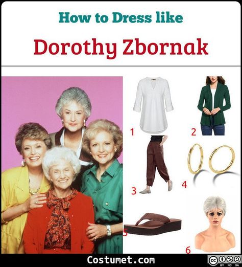 Dorothy Zbornak The Golden Girls Costume for Cosplay & Halloween Dorothy Zbornak Costume, Dorothy Zbornak Style, Golden Girls Outfits, Golden Girls Halloween Costume, Golden Girls Costume, Dorothy Golden Girls, Golden Girls Costumes, Golden Girls House, Dorothy Halloween Costume