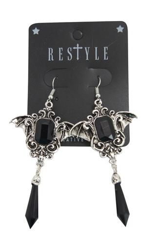 Getting Ears Pierced, Vampire Earrings, Black Stone Earrings, Goth Accessories, Bat Earrings, Gothic Vampire, Vampire Bat, Gothic Earrings, Gothic Accessories