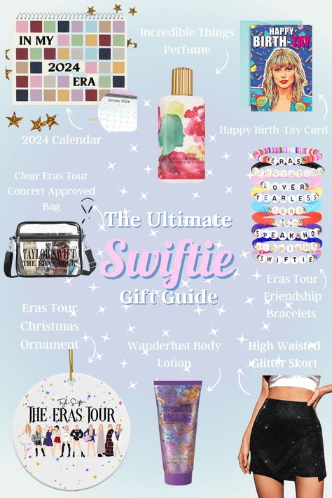 Taylor Swift Bday Presents, Christmas Gift Ideas For Swifties, What To Get A Swiftie For Christmas, Taylor Swift Advent Calendar Ideas, Christmas Gifts For Swifties, What To Get A Swiftie For Birthday, Taylor Swift Christmas Presents, Swiftie Christmas Gifts, Taylor Swift Christmas Gifts