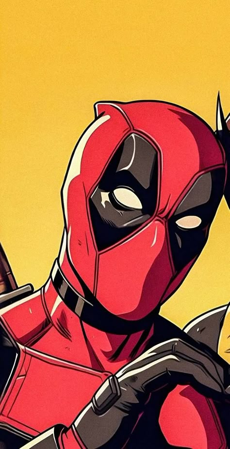 Deadpool Wallpaper Iphone, Wolverine Wallpaper, Cute Deadpool, Deadpool X Wolverine, Wolverine And Deadpool, Marvel Paintings, Simplistic Wallpaper, Spiderman Theme, Sticker Tattoo