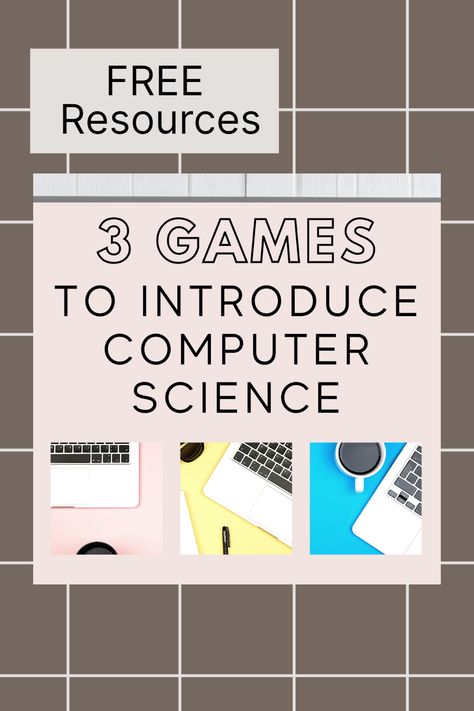 Computer Science Room Decor, Computer Science Activities For Middle School, Computer Science Middle School, Computer Science Teacher, Computer Class Activities, Computer Science Classroom, Classroom Games High School, Computer Classroom, Computer Science Lessons