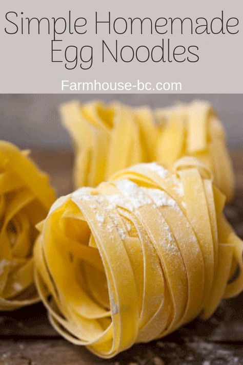 Easy Egg Noodles, Egg Noodles Recipes, Playdough Homemade, Easy Homemade Noodles, Homemade Pasta Noodles, Making Noodles, How To Make Noodles, Noodle Recipes Homemade, Homemade Pasta Dough