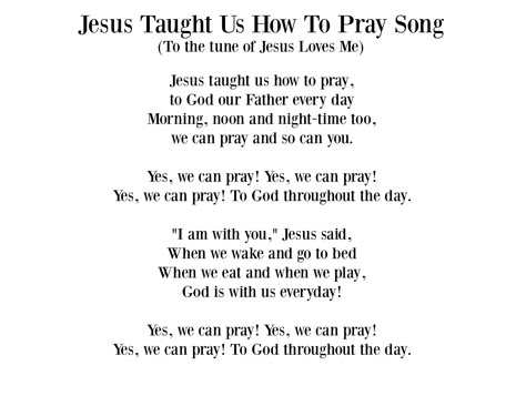 Preschool Prayers, Children's Church Songs, Vbs Songs, Prayer Bear, Childrens Bible Songs, Kids Worship Songs, Bible Songs For Kids, Sunday School Songs, Bible Learning