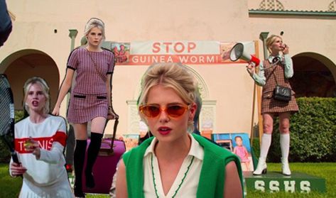 The Politician Astrid, Astrid Sloan, The Politician, Chanel Oberlin, Astrid S, Best Costume Design, Lucy Boynton, Quinn Fabray, Power Suit