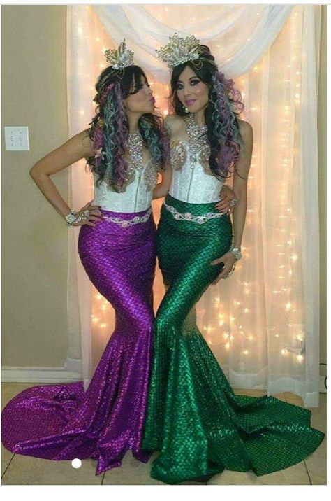 Birthday Surprise Ideas For Sister, Mermaid Skirt Costume, Birthday Surprise Ideas, Train Costume, Sparkly Halloween, Mermaid Halloween Costumes, Fairy Circle, Mermaid Costumes, Surprise Ideas