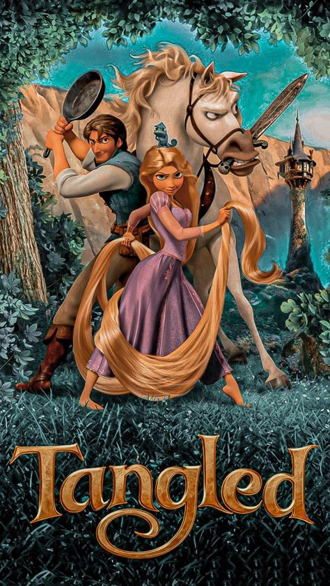 Rapunzel Book Cover, Disney Vintage Posters Retro, Tangled Movie Poster, Rapunzel Story Book, Rapunzel Poster, Cartoon Rapunzel, Film Rapunzel, Rapunzel Book, Aesthetics Posters