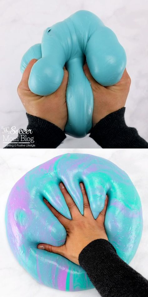 Best Fluffy Slime Recipe, Vetenskapliga Experiment, Oppgaver For Barn, Fluffy Slime Recipe, Making Fluffy Slime, Diy Slime Recipe, Slime For Kids, Slime Craft, Fluffy Slime