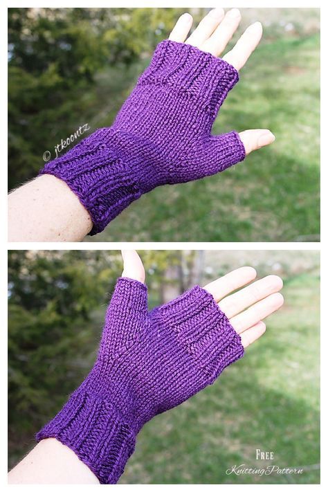 Easy Fingerless Mitts Free Knitting Pattern(All Sizes) Knitting Patterns Free Fingerless Gloves Hand Warmers, Knitted Fingerless Gloves Free Pattern On Two Needles, Free Knitting Pattern For Fingerless Gloves, Easy Fingerless Gloves Knitting Pattern, Fingerless Mitts Knitting Pattern Free, Free Fingerless Gloves Knitting Pattern, Fingerless Mitts Knit, Fingerless Mittens Knit, Cozy Items