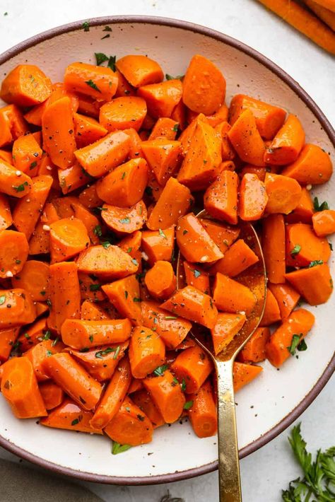 Crockpot Carrots | The Recipe Critic Slow Cooker Carrots, Crockpot Carrots, Easter Feast, Fish Pasta, Slow Cooker Baking, Butter Carrots, The Recipe Critic, Recipe Critic, Salad Sauce