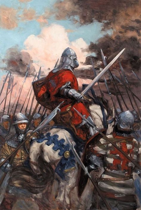 "Jeanne d'Arc et le roi sans Couronne" Artist Ugo Pinson. Medieval Drawings, Historical Warriors, Medieval Ages, Medieval World, Knight Art, Medieval Period, Medieval Armor, Medieval Knight, Medieval History