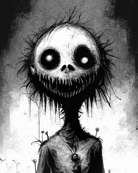 Mr. Skellington post-divorce. #HorrorCollector #HauntedImagery #GrimArtistry. Nightmare Fuel Art, Gruesome Art, Dark Surrealism Art, Nightmare Drawing, Horror Drawings, Scary Paintings, Nightmare Fuel, Scary Monster, Horror Prints