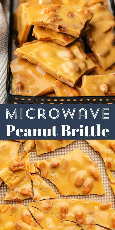 Peanut Brittle Microwave Recipes, Peanut Brittle Recipe Microwave, Microwave Pecan Brittle, Cashew Brittle Recipe Easy Microwave, Microwave Candy Recipes Holidays, Peanut Brittle Microwave, Microwave Peanut Brittle Easy, Peanut Brittle Recipe Easy Microwave, Microwave Brittle