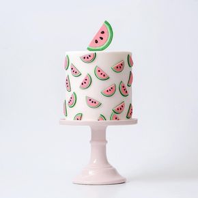 T o r t i k A n n u s h k a on Instagram: “ @tortikannuchka” watermelon cake Watermelon Birthday Parties, Watermelon Cake, Watermelon Party, Watermelon Birthday, Summer Cakes, Cake Boss, Fondant Cakes, Pretty Cakes, Creative Cakes