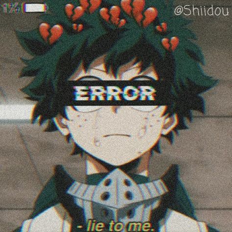 Emo Deku, 2021 Pfp, Deku Pfp, 2020 Pfp, Bart Simpson Art, Funny Whisper, Emo Pfp, Winter Arc, Simpsons Art