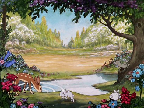 The Goddess Of Spring, Fairies Gif, Vertrouw Op God, Silly Symphony, Goddess Of Spring, Gif Background, Storybook Art, Disney Characters Videos, Disney Gif