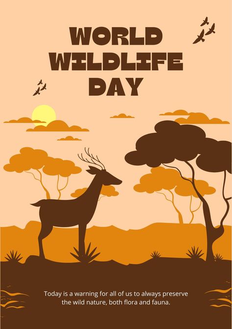 Zoo Poster Design Graphics, Wildlife Posters Ideas, World Wildlife Day Poster, World Animal Day Poster, Save Wildlife Poster Ideas, Wildlife Day Poster, Wild Life Poster, Zoo Poster Design, Wildlife Poster