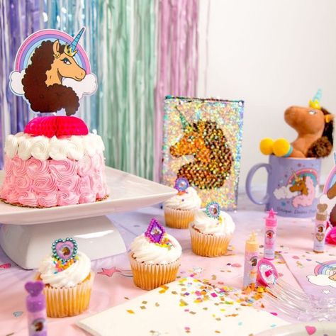 The perfect party is an Afro Unicorn Party 🥳🤎🦄 Full stock should return mid this week. Try to gab it when you can because it’s going fast 💨 😩 Afro Unicorn…Be Representation Matters #womanowned #blackowned #afrounicorninwalmart #walmart #unicornparty #unicornpartyideas #unicornbirthday #brownunicorn #blackunicorn #afrounicorn Black Unicorn Party, Afro Unicorn Cake, Afro Unicorn Birthday Party Ideas, Afro Unicorn Birthday, Afro Unicorn, Representation Matters, Unicorn Themed Birthday Party, 6 Birthday, Party 2023