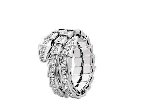 Serpenti Viper Ring Bvlgari Serpenti Ring, Rings Bvlgari, Bulgari Serpenti, Bvlgari Ring, Coil Ring, Bvlgari Jewelry, Bvlgari Serpenti, Ring White Gold, Gold Ring Sets