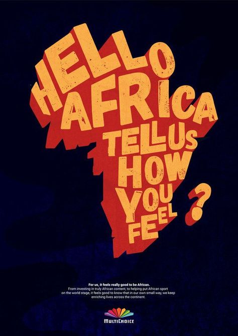 African Typography Graphic Design, African Fonts Typography, African Poster Design, African Typography, Africa Graphic Design, African Futurism, Tall Font, African Tiger, Neon Tiger