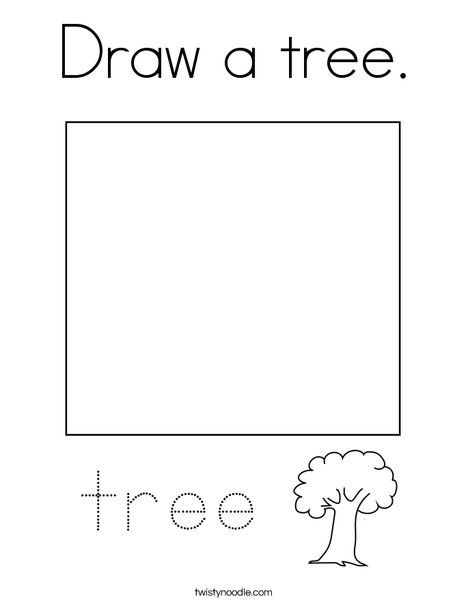 Draw a tree Coloring Page - Twisty Noodle Tree Writing Activities, Who Takes Care Of Trees Preschool, Different Types Of Trees Preschool, Parts Of A Tree Preschool Craft, Tree Preschool Theme, Tree Prek Activities, Deciduous Trees Kindergarten, Preschool Tree Theme, Tree Curriculum Preschool