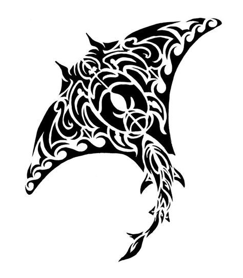 Maori Tattoo Frau, Maori Symbols, Stingray Tattoo, Ray Tattoo, Maori Tattoos, Sea Tattoo, Polynesian Tattoo Designs, Maori Patterns, Maori Tattoo Designs