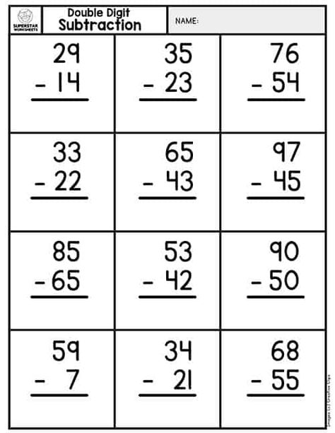 Subtraction Worksheets Subtraction Grade 2 Worksheets, 3rd Grade Subtraction Worksheets, Subtraction 2 Digits Worksheets, Substrate Worksheet, Second Grade Subtraction Worksheets, Simple Subtraction Worksheets Free, Ukg Maths Worksheets, Free Subtraction Worksheets, 2 Digit Subtraction Without Regrouping