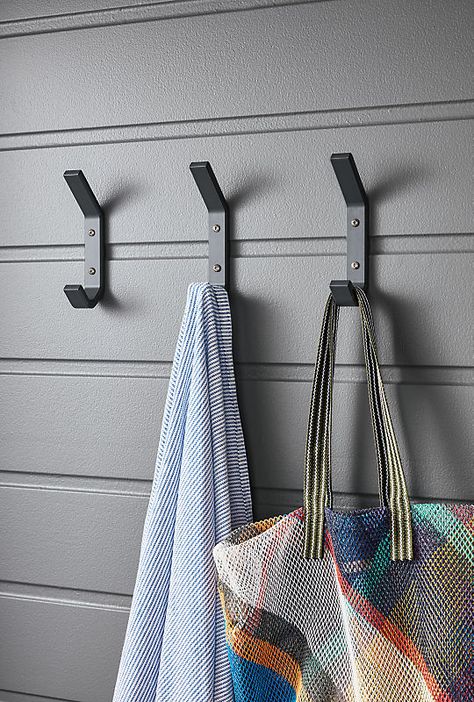 Modern Coat Rack Wall, Modern Storage Furniture, Tech Office, Modern Wall Hooks, Modern Coat Rack, Bath Inspiration, Entryway Inspiration, Modern Room Decor, Cottage Life